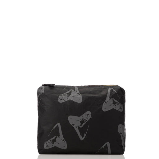 Aloha Collection "Aumakua" Charcoal/Black Small Pouch - Travel Pouch - Leilanis Attic