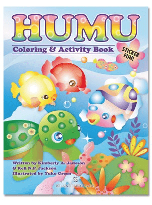 "Humu" Coloring and Activity Book with Stickers - Book - Leilanis Attic