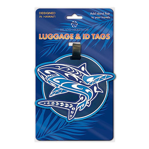 Luggage Tag, “Tribal Shark” - Accessories - Leilanis Attic