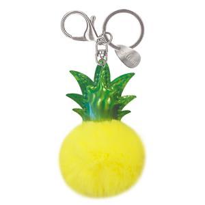 Pineapple - Aloha Pom Pom Keychain - Stuffed Animal - Leilanis Attic