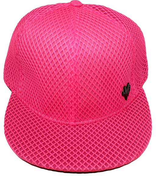 Pink Net Snapback Hat - Hats - Leilanis Attic
