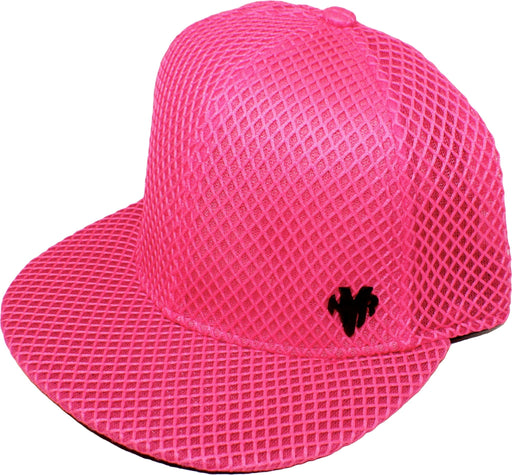 Pink Net Snapback Hat - Hats - Leilanis Attic