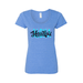"Aloha Hawaii” Women's Heather Blue T-Shirt - Tank - Womens - Leilanis Attic