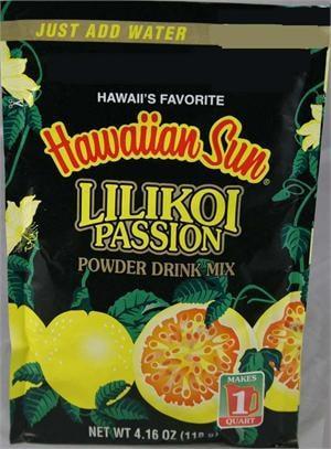Hawaiian Sun Powdered Drink, Lilikoi Passion, 4.16 oz - Leilanis Attic