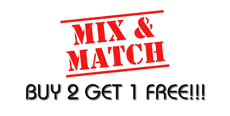 Buy 2 Get 1 Free Mix and Match - Leilanis Attic