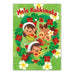 12-ct Box Xmas, Santa's Little Mele Dancing Trio Madden
