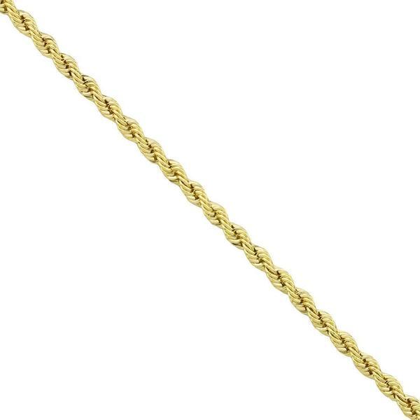 14KT Gold Rope Necklace Chain, 1.25mm - Jewelry - Leilanis Attic