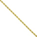 14KT Gold Rope Necklace Chain, 1.25mm - Jewelry - Leilanis Attic