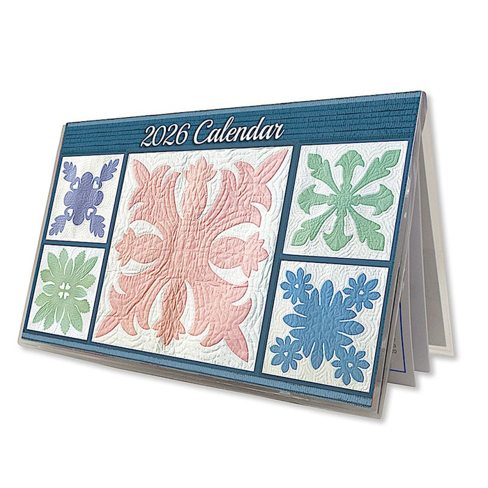 2026 Pocket Calendar, Pastel Quilt Madden