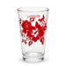 Red Hibiscus Shot Glass KC Hawaii