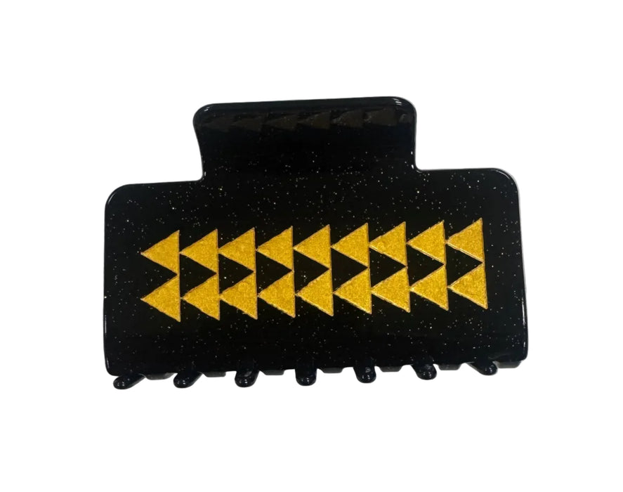 Black/Gold Hair Claw Leilanis Attic