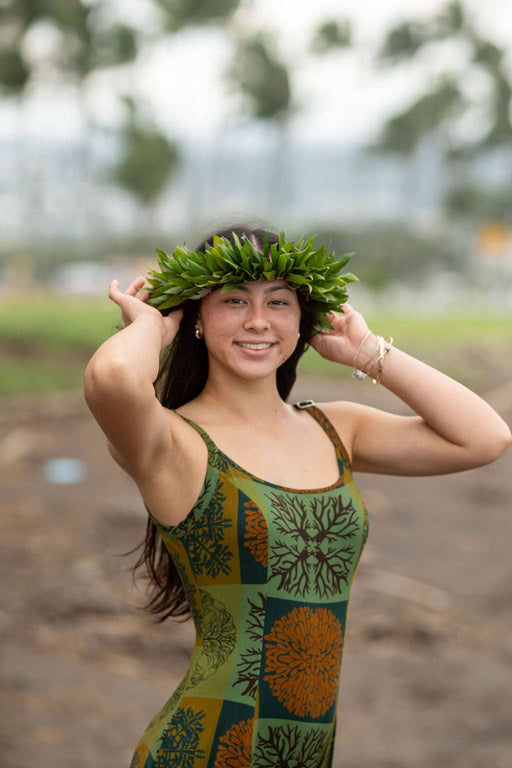 Women's Cami Dress in Limu Paradise Now Hawaiʻi