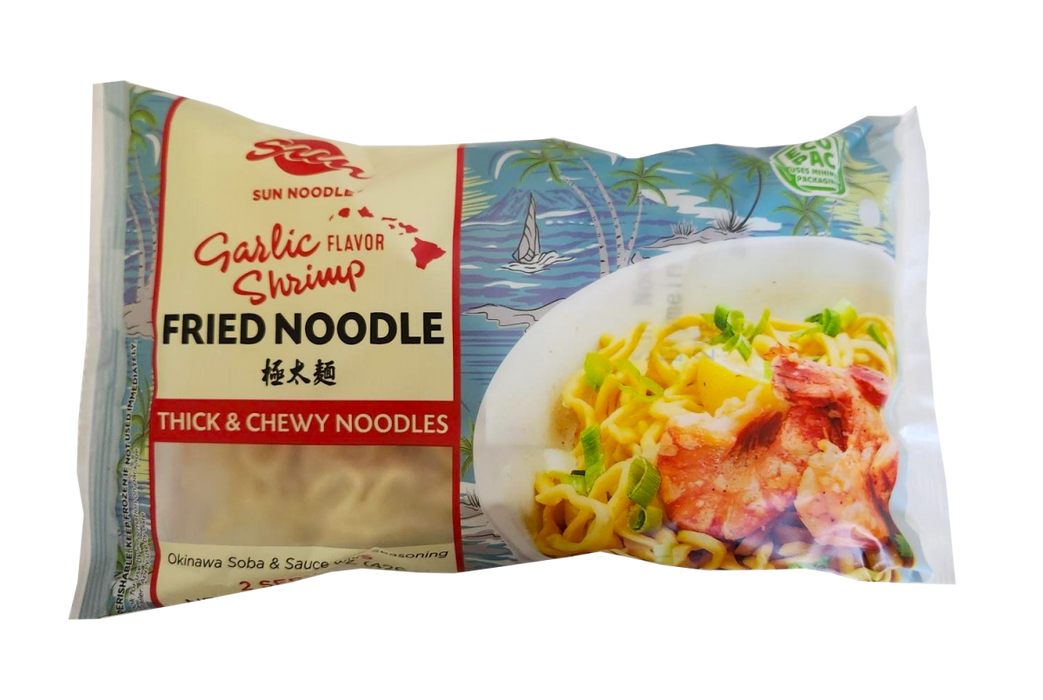 Sun Noodle Brand Garlic Shrimp Flavor Fried Noodle 15oz Hosoda