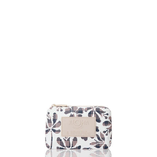 Aloha Collection "Palaka Fleur" Mini Pouch - Neptune Aloha Collection