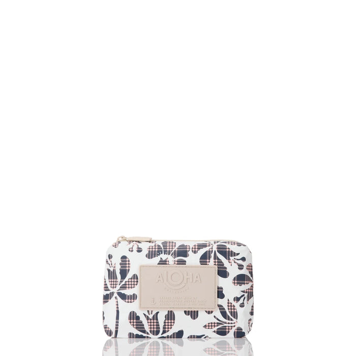 Aloha Collection "Palaka Fleur" Mini Pouch - Neptune Aloha Collection
