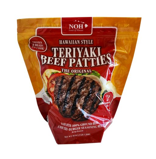 NOH Hawaiian Style Teriyaki Beef Patties 3 lb. Hosoda