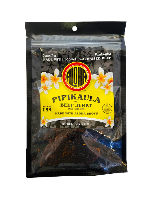Aloha Shoyu Beef Jerky 2.5oz - Pipikaula Style Hawaii Snacks