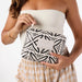 Aloha Collection "Pasifika" Small Pouch - Black/Sandstone Aloha Collection