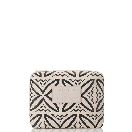 Aloha Collection "Pasifika" Small Pouch - Black/Sandstone Aloha Collection