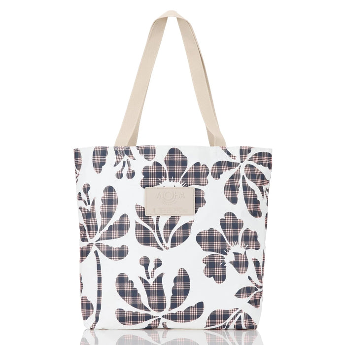Aloha Collection "Palaka Fleur" Reversible Tote - Neptune Aloha Collection