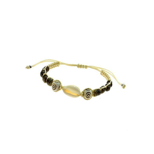 Adjustable Tribal Cowrie Shell Beaded Bracelet DK Hawaiian Collection