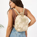 Aloha Collection, "Hana Hou Mini Backpack" - Creme/Dune-Purse-Leilanis Attic