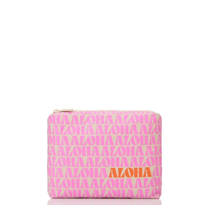 Aloha Collection Hana Hou Small Pouch - Fruit Punch on Sand Stone Aloha Collection