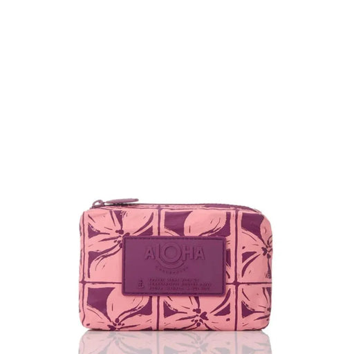 Aloha Collection "Lattice" Mini Pouch - Candy/Plum Aloha Collection