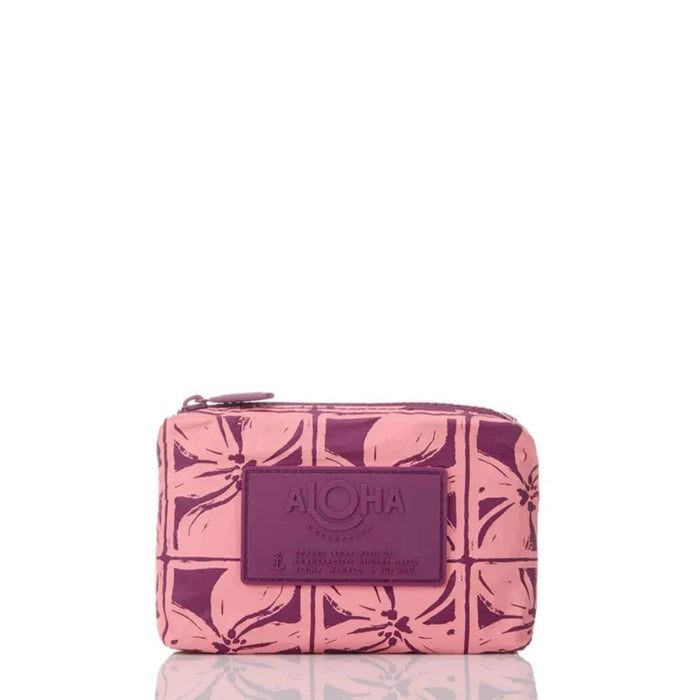 Aloha Collection "Lattice" Mini Pouch - Candy/Plum Aloha Collection