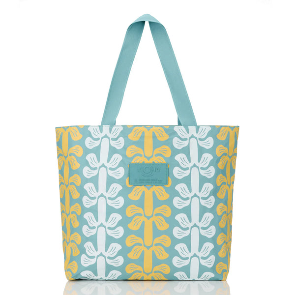 Aloha Collection "Lei Life" Day Tripper - Honey/Tide-Tote Bag-Leilanis Attic