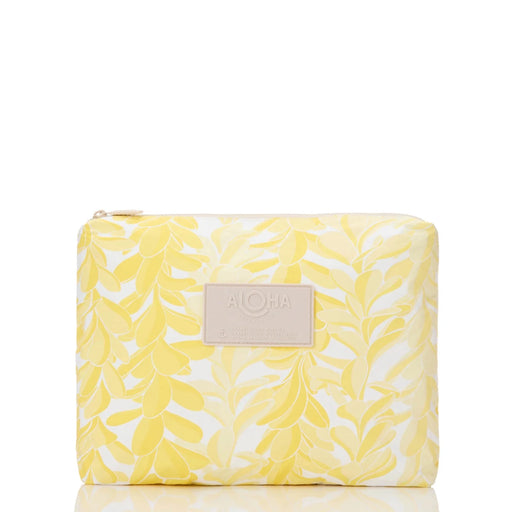 Aloha Collection Mid Pouch - Yellow Lei Stand Aloha Collection