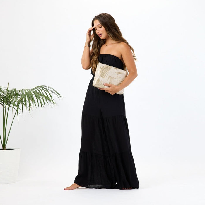 Aloha Collection "Palapalai" Mid Pouch - Amber on Sandstone Aloha Collection