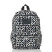 Aloha Collection "Pasifika" Backpack - Sandstone/Black Aloha Collection