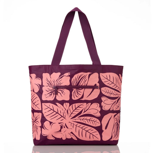 Aloha Collection "Punahele" Day Tripper - Tropical/Plum Aloha Collection