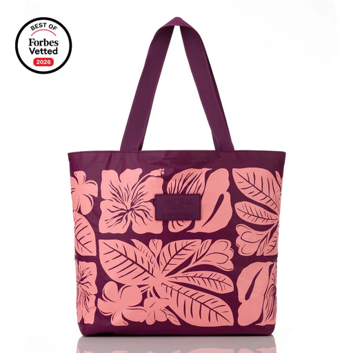 Aloha Collection "Punahele" Day Tripper - Tropical/Plum Aloha Collection
