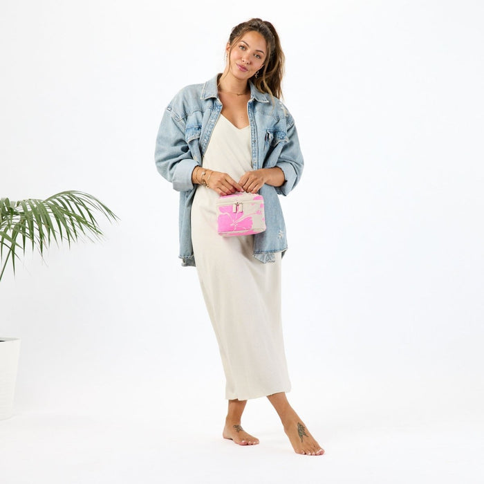 Aloha Collection "Salina" CABIN CREW KIT Pouch - Fruit Punch on Sandstone Aloha Collection