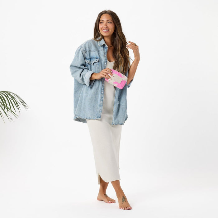 Aloha Collection "Salina" Mini Pouch - Fruit Punch on Sandstone Aloha Collection