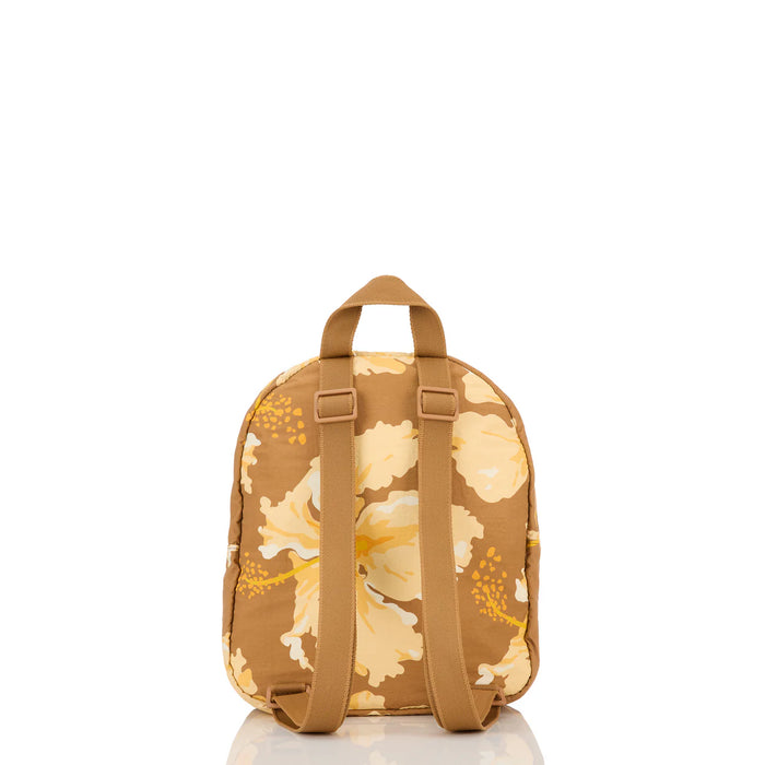 ALOHA Collection Taha’a mini backpack in a toffee floral pattern. Aloha Collection,  main image 2