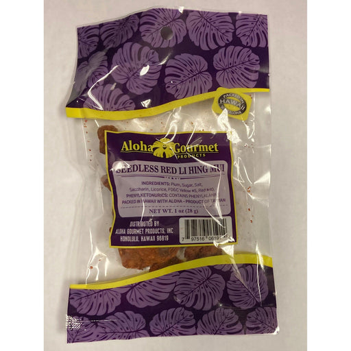 Aloha Gourmet Seedless RedLi Hing Mui 1oz Hosoda