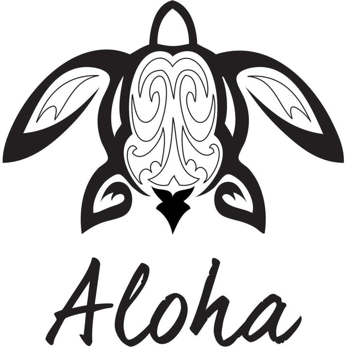 Laser Engraved Aloha Honu Flask - Flask