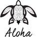 Laser Engraved Aloha Honu Flask - Flask