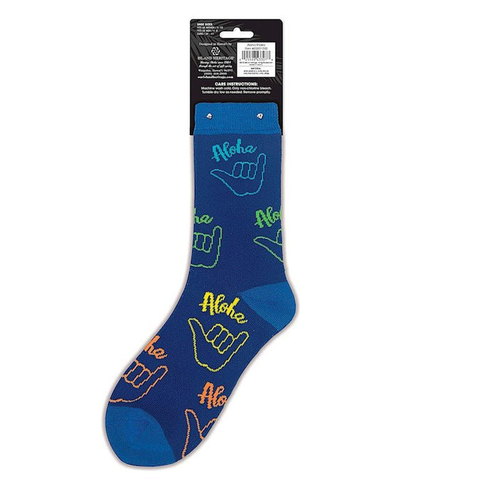 Aloha Shaka Adult Hawai'i Socks Madden