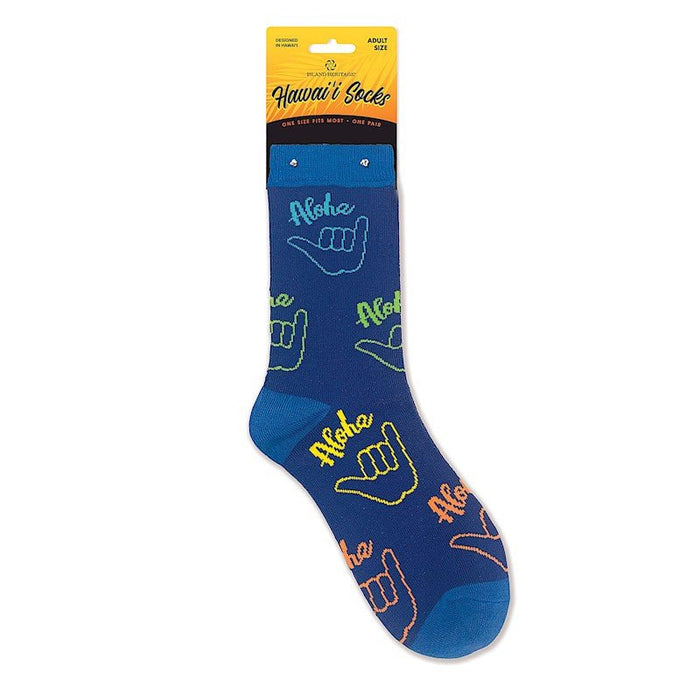 Aloha Shaka Adult Hawai'i Socks Madden