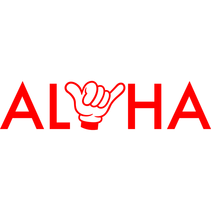 Aloha Shaka Sticker - Sticker - Leilanis Attic