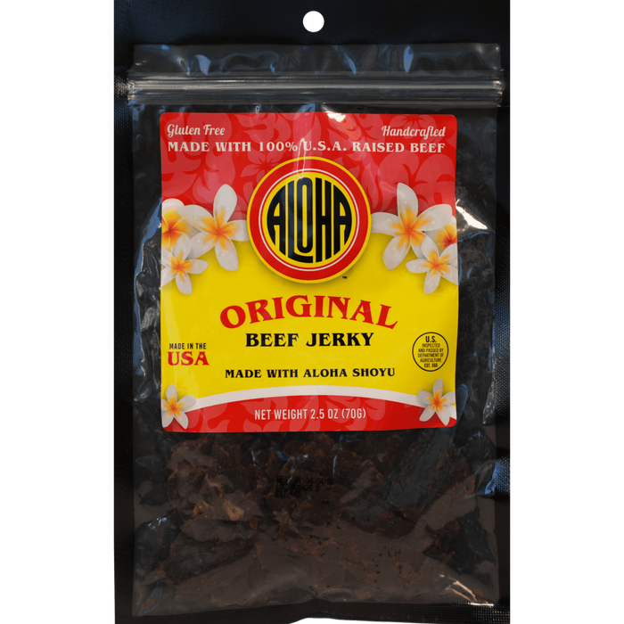 Aloha Shoyu Beef Jerky 2.5oz - Original Aloha Shoyu Company, LTD