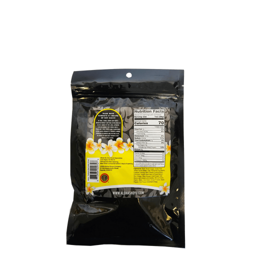 Aloha Shoyu Beef Jerky 2.5oz - Pipikaula Style Hawaii Snacks