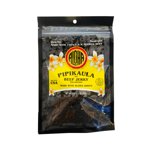 Aloha Shoyu Beef Jerky 2.5oz - Pipikaula Style Hawaii Snacks
