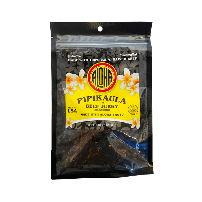 Aloha Shoyu Beef Jerky 2.5oz - Pipikaula Style Hawaii Snacks