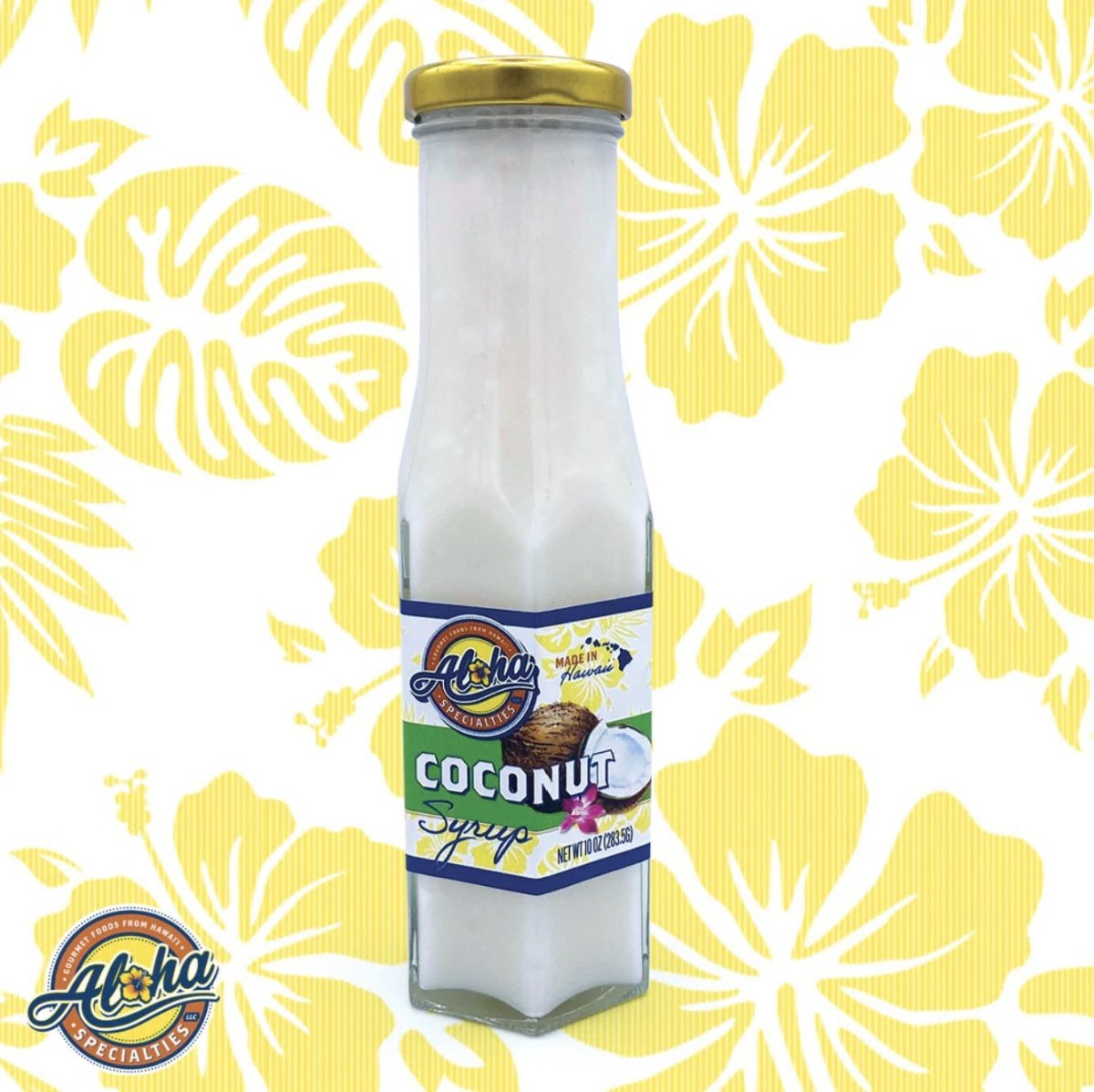 Aloha Specialties Coconut Syrup, 10oz — Leilanis Attic