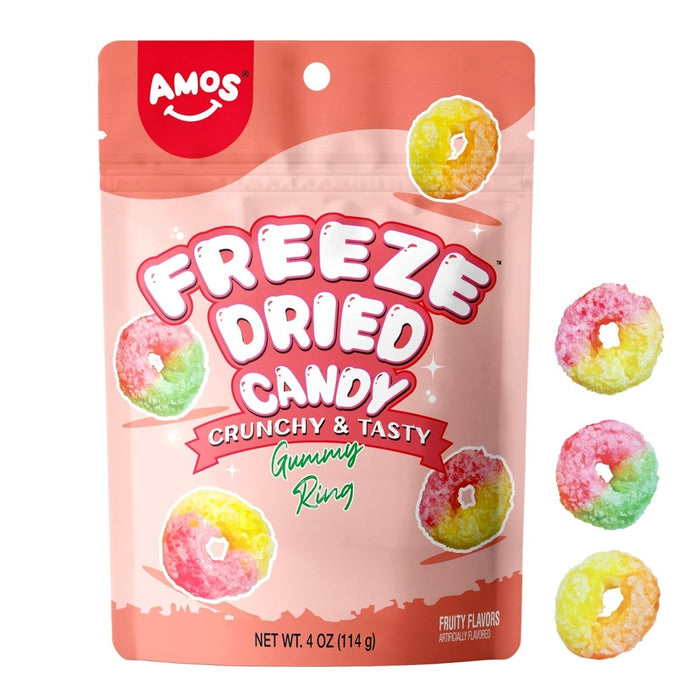 Amos Freeze Dried Candy, 4 Flavors - Food